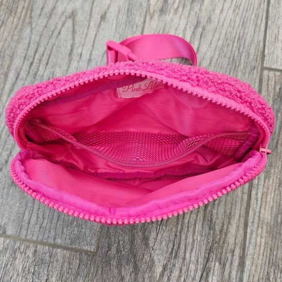 Pink Lily Barbie Pink Faux Fur Belt Bag - Picture 13 of 15